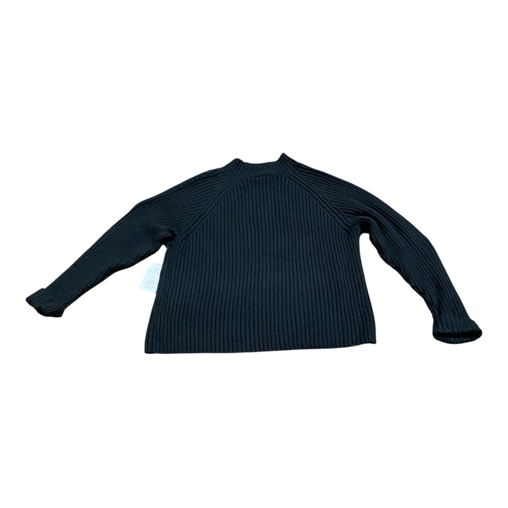 Time And Tru Black Ribbed Sweater - Picture 4 of 4